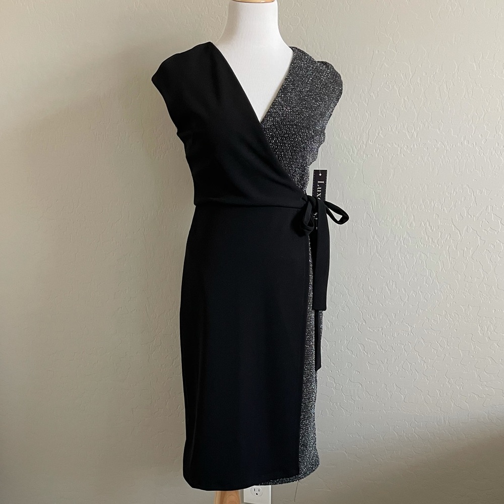 Sleeveless Black/Silver Dress